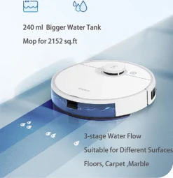 ECOVACS Deebot N8 Saugroboter Mit Wischfunktion -Reinigungsgeräte Laden 7f35a4cf7e924dfc6bde682c91b6c092
