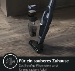 AEG QX7-1-P5IB 2in1 Akku-Staubsauger (Schlanke Bauform, Power-Softrolle, Besonders Effektiv Auf Hartböden, Bis Zu 50 Min Laufzeit, 21,6 Volt, Inkl. Zubehör -Reinigungsgeräte Laden 7f4db78010b642b718c18f25a347ddbc