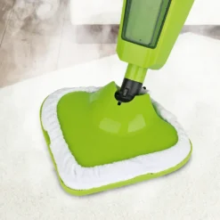 CLEANmaxx Dampfbesen 1000W Grün Bodenpflege Inkl. Messbecher Mikrofasertuch -Reinigungsgeräte Laden 83024b07b2794717cfd967be39a25f5b