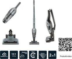 Grundig VCH9631 Handstaubsauger Klappbar 18V -Reinigungsgeräte Laden 84548813a39be5127f20f4f2b34bc16a