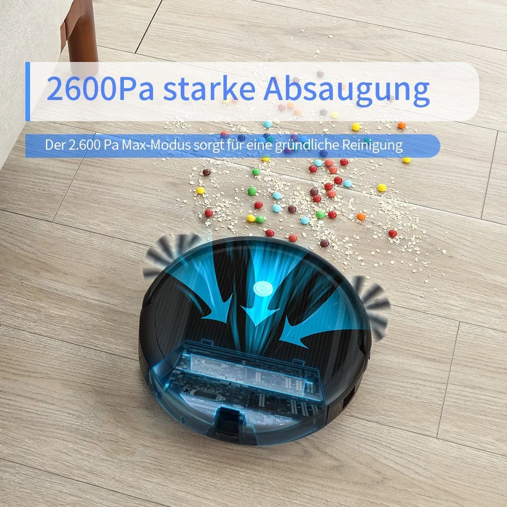 Saugroboter - AIRROBO P10 Staubsauger Roboter 2600Pa Roboterstaubsauger WLAN mit Raumkarte in Echtzeit, WiFi/App/Alexa, Selbstaufladung, Leise, für Tierhaare, Hartböden, Teppich Saugroboter - AIRROBO P10 Staubsauger Roboter 2600Pa Roboterstaubsauger WLAN Mit Raumkarte In Echtzeit, WiFi/App/Alexa, Selbstaufladung, Leise, Für Tierhaare, Hartböden, Teppich -Reinigungsgeräte Laden 85e68570c8c726877b19b5879a5b79d9