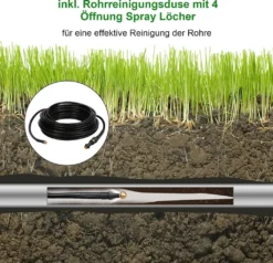 Wolketon 30m Rohrreinigungsschlauch Rohrreiniger Set Für Kärcher Kränzle K2 - K7 Hochdruckreiniger -Reinigungsgeräte Laden 89ab46e81f92bcf48dace5733566905a