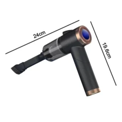 Auto Staubsauger, Rikimxin Handstaubsauger 9000Pa Starke Power Sauger Tragbarer Mini Autostaubsauger Kabellos Wiederaufladbar Staubsauger Mit LED-Licht 90° Rotation Vakuum ,Black -Reinigungsgeräte Laden 8e94b0fec2924546d3ec77eaa75ad1d0 1