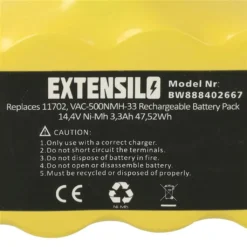 Staubsauger-Akku Für IRobot Roomba 500, 605, 700, 800, 900 - 3300 MAh, 14,4 Volt, Ni-Mh -Reinigungsgeräte Laden 8ed7248eadf85a56cdf63407792cf606