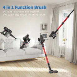 26KpA Staubsauger Akku Handstaubsauger Beutellos HEPA Filter 4in1 Kabellos 160W Kabellos,mit LED -Reinigungsgeräte Laden 927a45f63910b6abdd1c1b7131fac06a