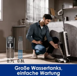 Tineco Floor ONE S5 PRO 2 Smart Nass-Trockensauger Wischmopp, LCD-Display, Bodenreiniger,35 Min. Laufzeit, Wi-Fi, App Und Sprachführung -Reinigungsgeräte Laden 92ba5b53e8aec5e767575dce771eaef3