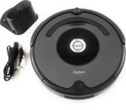 IRobot Roomba 676, Lithium-Ion (Li-Ion), 60 Min - 2 H, 0,6 L, Rund, Schwarz -Reinigungsgeräte Laden 982d171007e01d5b716d2834caceb96c