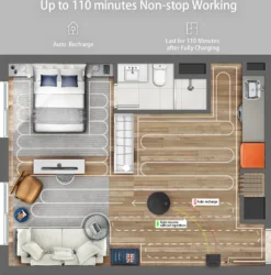 360 S6 Smart Saugroboter Staubsauger Automatisch APP 3200mAh Roboterstaubsauger Vacuum Reinigung Schwarz -Reinigungsgeräte Laden 98dac55f0ada5c9a4533a2beb3326590
