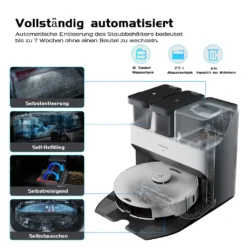 Roborock S7 Pro Ultra Staubsauger Roboter Mit Absaugstation Empty Wash Fill Dock Kindersicherung Saugroboter LiDAR APP(Upgrade Von Roborock S7,VS S7 Maxv Ultra/S8 Pro Ultra) -Reinigungsgeräte Laden 9b1a315f6c620d6163cfa4e37966a265