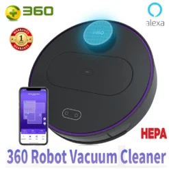 360 S6 Smart Saugroboter Staubsauger Automatisch APP 3200mAh Roboterstaubsauger Vacuum Reinigung Schwarz -Reinigungsgeräte Laden a61afc8069cd81be26c72fdff310cb10