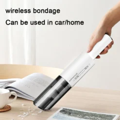 Handheld Vacuum, Car Vacuum Cleaner Cordless 6000PA High Power Small Mini Portable USB Rechargeable Hand Vacuum, For Home, Car, Narrow Spaces ,White -Reinigungsgeräte Laden a748b7cdacc04c3b1bddcbe751fda2df