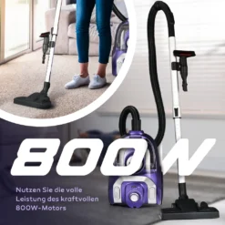 Balter Orion Staubsauger Beutellos Bodenstaubsauger Zyklon Max 1000W HEPA Lila -Reinigungsgeräte Laden ac83eeeb8fdd8f45d495093952e74a1a