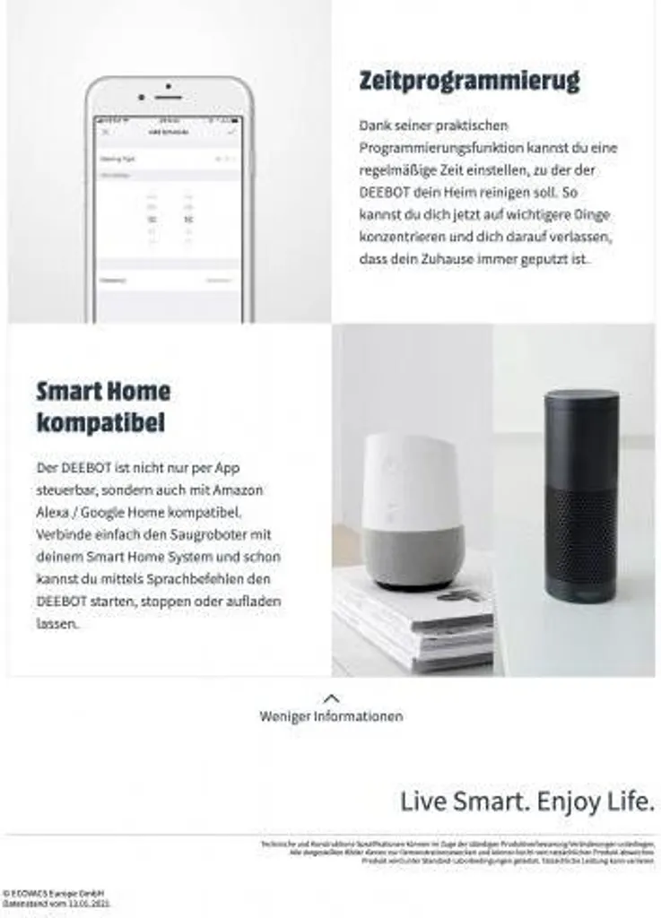 Ecovacs Deebot 605 Robotersauger weiß Ecovacs Deebot 605 Robotersauger Weiß -Reinigungsgeräte Laden ad96d1758429698f935c2376cbc5e06a