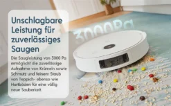 Yeedi Vac 2 Pro Staubsauger Saugroboter Wischfunktion 3000Pa 5200mAh 240min Kehrroboter -Reinigungsgeräte Laden b091947f6bae5d45d6efde94315ca7f0