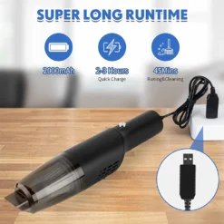 Mini-Staubsauger, Kabelloser Handstaubsauger, 10000 Pa Starke Saugkraft, Tragbarer Auto-Staubsauger, Wiederaufladbar Für Zuhause/Auto/Büro, Nebelblau ,Black -Reinigungsgeräte Laden b1ec93f3f17ff1d6d45653ce3dbcf039