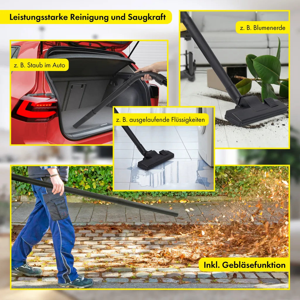 Clatronic Nass Trockensauger 3in1 Trockensauger Nasssauger und Gebläsefunktion, 20L Tank, extra langes Kabel (5m) inkl. Aufsätze u. auswaschbarem Permanentfilter, 1200 Watt, BS 1313 Clatronic Nass Trockensauger 3in1 Trockensauger Nasssauger Und Gebläsefunktion, 20L Tank, Extra Langes Kabel (5m) Inkl. Aufsätze U. Auswaschbarem Permanentfilter, 1200 Watt, BS 1313 -Reinigungsgeräte Laden b4297f82186d1cfec729ddf4a618c9a5