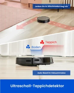 Proscenic Floobot X1 Saugroboter Mit Absaugstation,Ultraschall-Wischsystem,3000Pa Saugkraft,PathPro™ Laser-gestützte Navigation,Staubsauger Roboter Mit Siri,Google Assistant, Alexa& App-Steuerung -Reinigungsgeräte Laden b4384b2cdd9c8079ab88fe28e4567b2f