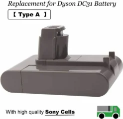 Ersatzakku Für Dyson DC31 DC34 DC35 DC44 DC45 917083-01 (Nur Passend Für Typ A) Handstaubsauger (3000 MAh 22,2 V) -Reinigungsgeräte Laden b9cca1ca982fdded2a0c884ed29dbf2a