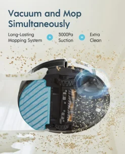 Yeedi Vac 2 Saugroboter Mit Wischfunktion, 3D-Hindernisvermeidung, 3000Pa Saugkraft, Visuelle Kartierung, Benutzerdefinierte Reinigung, Kompatibel Mit Absaugstation (exkl.) -Reinigungsgeräte Laden bbdf04af610af4eb428c1f99bdbdf2cb