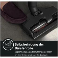 AEG AP81UB25UG Ultimate 8000 Akku Bodenstaubsauger & Handsauger, 3 Stufen, Automatik-Modus, LED-Frontlicht, Teleskoprohr, Selbstreinigende Bürstrolle, 25,2 V, Grau -Reinigungsgeräte Laden c22d3c96f3775ac045869c85fb4d868c