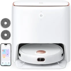 Yeedi Floor 3 Station, Saugroboter Mit Wischfunktion Automatische Mopp-Reinigung, 5100Pa, 3D-Hindernisvermeidung, Perfekt Für Teppich