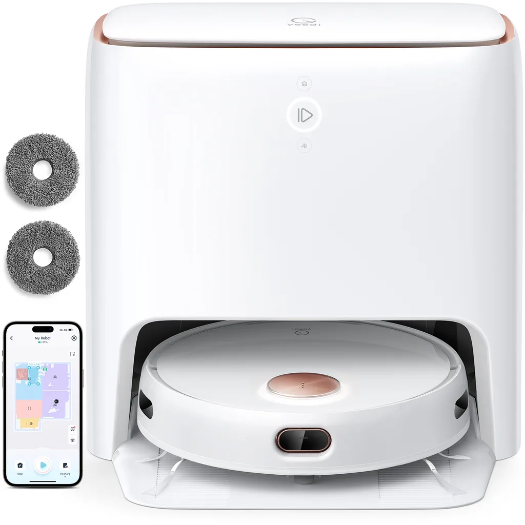 yeedi Floor 3 Station, Saugroboter mit Wischfunktion Automatische Mopp-Reinigung, 5100Pa, 3D-Hindernisvermeidung, perfekt für Teppich Yeedi Floor 3 Station, Saugroboter Mit Wischfunktion Automatische Mopp-Reinigung, 5100Pa, 3D-Hindernisvermeidung, Perfekt Für Teppich -Reinigungsgeräte Laden c6a4bb449f34c44debed5585bdc2a699