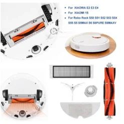 25 Pieces Ersatzteile Für Xiaomi Roborock S6 S5 MAX S60 S65 S5 S50 25 Teilig, Zubehör Für Xiaomi Saugroboter Roborock -Reinigungsgeräte Laden c6e5f42811c5d09f06564d707e4e9ce5