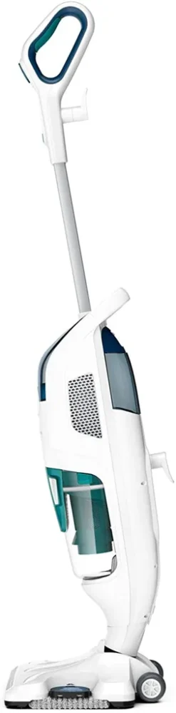 Rowenta Bodendampfreiniger Clean & Steam Revolution RY7757 | 2 In 1 Reingung | Verdampfer Für ätherische Öle | Alle Bodenarten | Anti-Kalk-Kartusche | Weiß/Blau -Reinigungsgeräte Laden c8d71f958cab24e07ebaa6b4cf97d4c4