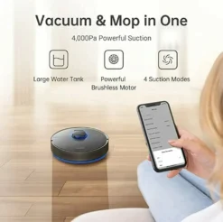 Dreame Z10 Pro Staubsauger Saugroboter Mit 4L Absaugstation Auto-Empty Dock Intelligente Staubsammlung APP Schwarz -Reinigungsgeräte Laden c9dae53f337b666a7804721dd3b8acfa