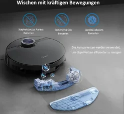Midea S8+ Saugroboter 5200mAh Bl | 714307 Mit Behälterstation -Reinigungsgeräte Laden ca16278ea5e68ca477472d6097b2a1c7