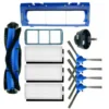 Bundle Set Für Eufy RoboVac 11S 12 30C 15T 15C 35C Ersatz Zubehör Seiten Bürste Filter Laufrolle