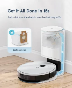 Yeedi Vac Hybrid Saugroboter Mit Absaugstation, 2500Pa Saugstärke Mit Wischfunktion, Teppicherkennung, Raumkarte, Sperrzone, 7,7 Cm Ultradünn 4 Yeedi Vac Hybrid Saugroboter Mit Absaugstation, 2500Pa Saugstärke Mit Wischfunktion, Teppicherkennung, Raumkarte, Sperrzone, 7,7 Cm Ultradünn -Reinigungsgeräte Laden cc8925bb5a4d8b4c7a75a4a026bf3b92