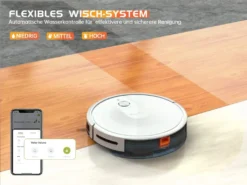 Kyvol E31 Saugroboter Mit Wischfunktion 2200Pa Wischroboter, 150Min. Laufzeit, Smart Navigation, Funktioniert Mit Alexa,ideal Für Tierhaare, Teppiche Und Hartböden, Weiß [+] -Reinigungsgeräte Laden cde99a917c6c149368b1a89367259c42