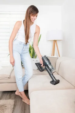 Hand- Und Akkustielstaubsauger ETA Sonar Artikel-Nr.: ETA223290000 2 In 1 Hand- Und Akkustielstaubsauger Mit Digital-Motor, Rotierender Turbobürste, Flexiblem Gelenk Und 25,2 V Li-Ionen-Akku. -Reinigungsgeräte Laden ce261a34fc92ddb429c876d7bbad5f3d