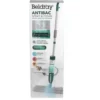 BELDRAY Antibac Spray & Clean Mop - Elektrischer Mopp Mit Spray - Wiederverwendbare Wasserflasche 400ml - Mikrofaser-Moppad
