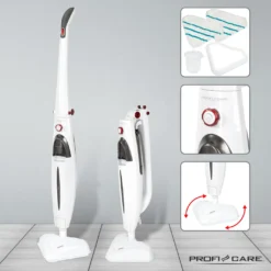ProfiCare Dampfmop PC-DR 3093 Anthrazit-weiss / 1.500 Watt / Dampfreiniger Für Alle Bodenbeläge / 99 % Gegen Viren -Reinigungsgeräte Laden cfdfe21b037d45dc99f54b09736a9278