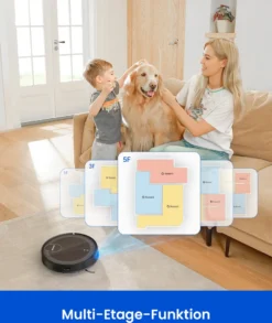 Proscenic Floobot X1 Saugroboter Mit Absaugstation,Ultraschall-Wischsystem,3000Pa Saugkraft,PathPro™ Laser-gestützte Navigation,Staubsauger Roboter Mit Siri,Google Assistant, Alexa& App-Steuerung -Reinigungsgeräte Laden d0b270a33219d204453fd9fc3bf515d2