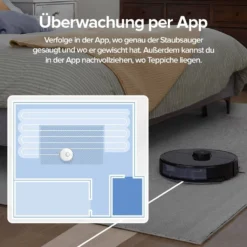 Roborock S7 + Staubsauger Roboter Mit Absaugstation Auto-Empty Dock (Saugleistung 2500Pa, Auto-Lifting-Mopp),Schwarz -Reinigungsgeräte Laden d476d0d0cce9c6e50fa52f73b175759e