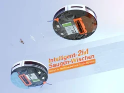 Kyvol E31 Saugroboter Mit Wischfunktion 2200Pa Wischroboter, 150Min. Laufzeit, Smart Navigation, Funktioniert Mit Alexa,ideal Für Tierhaare, Teppiche Und Hartböden, Weiß [+] -Reinigungsgeräte Laden d49823dc1f73a49357425e137b565af0
