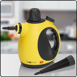 Clatronic DR 3653 Dampfreiniger, Wassertank: Ca. 250 Ml, 3,5 Bar Max. Dampfdruck, Schwarz-gelb -Reinigungsgeräte Laden d5afb8e4fd75f269f13bc75aac8475cf