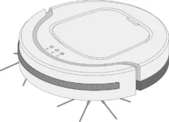 Severin RB7024 Saugroboter Weiß -Reinigungsgeräte Laden d62b54cde1865dd0416542b7eccf068a
