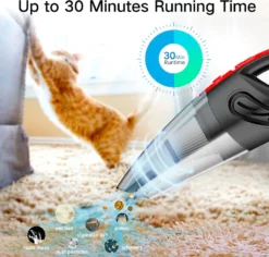 9000Pa Handstaubsauger Staubsauger Kabellos Akku Autosauger Nass/Trocken Funktion 120W Für Haus Und Auto - Rot -Reinigungsgeräte Laden d868010140c2d27afd8e53f937b3c647