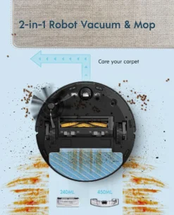 Yeedi Vac Hybrid Saugroboter Mit Absaugstation, 2500Pa Saugstärke Mit Wischfunktion, Teppicherkennung, Raumkarte, Sperrzone, 7,7 Cm Ultradünn 9 Yeedi Vac Hybrid Saugroboter Mit Absaugstation, 2500Pa Saugstärke Mit Wischfunktion, Teppicherkennung, Raumkarte, Sperrzone, 7,7 Cm Ultradünn -Reinigungsgeräte Laden d91fd82efa00c204d1ebcaface3ba10d