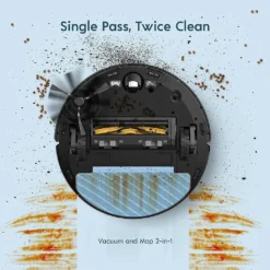 Yeedi Vac Station 3 In 1 Staubsauger Roboter Mit Auto-Empty Dock Intelligente Staubabsaugung Visuelle Navigation App Weiß -Reinigungsgeräte Laden dd075710c31240c850cfe79a8a5ac947