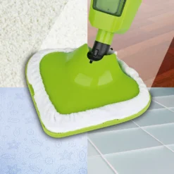 CLEANmaxx Dampfbesen 1000W Grün Bodenpflege Inkl. Messbecher Mikrofasertuch -Reinigungsgeräte Laden de61bb4678a07e29acf652ff010c7969