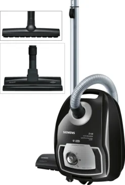 Siemens Staubsauger Mit Beutel Z4.0 ExtraKlasse Schwarz VSZ4GMJUBI, 600 Watt