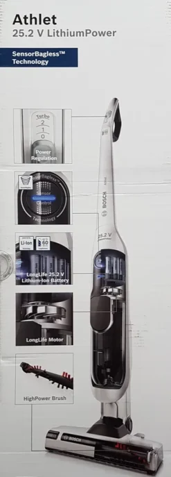 Bosch Athlet BCH6L2560 Staubsauger - Weiß -Reinigungsgeräte Laden df924f81546fa3cab9a55b193eef63a1