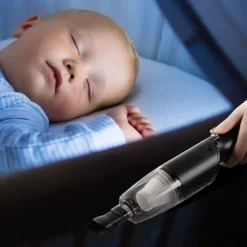 Mini-Staubsauger, Kabelloser Handstaubsauger, 10000 Pa Starke Saugkraft, Tragbarer Auto-Staubsauger, Wiederaufladbar Für Zuhause/Auto/Büro, Nebelblau ,Black -Reinigungsgeräte Laden df94d6e668c234bded64c0e520924761