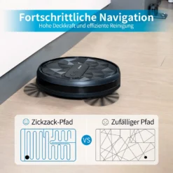 AIRROBO P20 Roboter Staubsauger 2800 Pa Starke Saugleistung Leiser Roboter-Staubsauger, Steuerung Mit App/WiFi, 120 Minuten Laufzeit, Automatisches Aufladen, 600 Ml Fassungsvermögen Für Tierhaarböden -Reinigungsgeräte Laden e04282509ad39e33e891b3c065a31df1