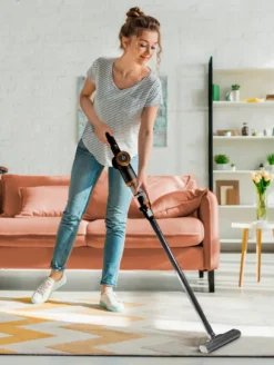 HSP Hanseshopping Beutelloser 2in1 Akku-Hand- & Bodenstaubsauger -Reinigungsgeräte Laden e05558594cdcdb760c16148e83dea4bf